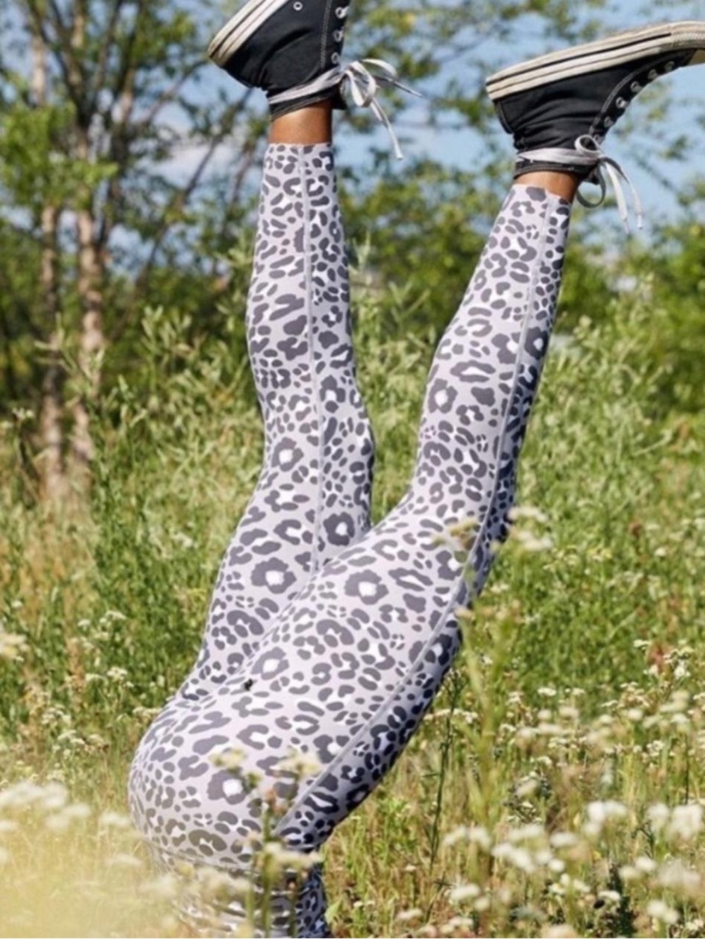 aerie Leopard Print High-Waisted Leggings